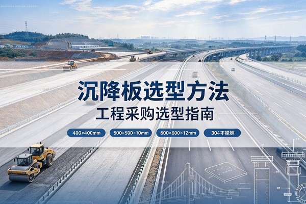 黔南沉降板选择方法