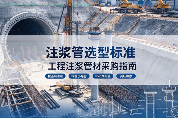 黔南注浆管选型标准