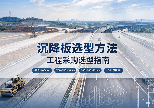 黔南沉降板选择方法